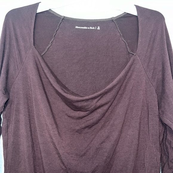 Abercrombie & Fitch Women Long Sleeve Top Bodysuit Thong - Picture 2 of 6